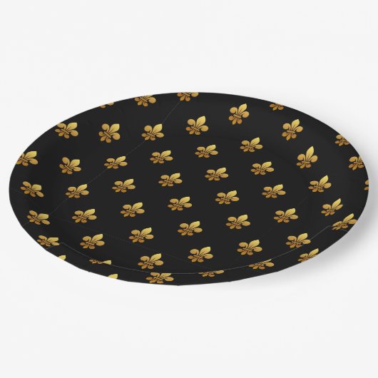 Fleur de Lis Party Goods Paper Bord (Gekanteld)