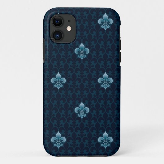 Fleur De Lis-patroon Case-Mate iPhone Case (Achterkant)