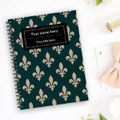 Fleur de Lis Patroon, Frans, Koninklijk, Crème, Gr Planner