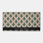 Fleur de Lis Patroon, Frans, Koninklijk, Groen Bureaumat (Voorkant)