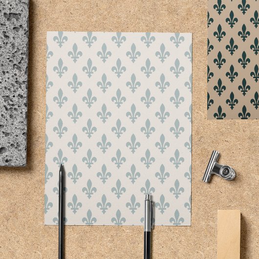 Fleur de Lis Patroon, Frans, Koninklijk, Groen Flyer
