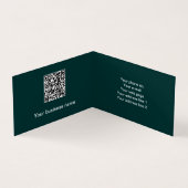 Fleur de Lis Patroon, Frans, Koninklijk, Groen Visitekaartje (Binnen)