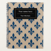 Fleur de Lis Patroon, Frans, Koninklijk, Marine Bl Planner (Voorkant)