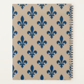 Fleur de Lis Patroon, Frans, Koninklijk, Marine Bl Planner (Achterkant)