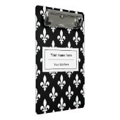 Fleur de Lis Patroon, Frans, Koninklijk, Wit Mini Klembord (Schuin)