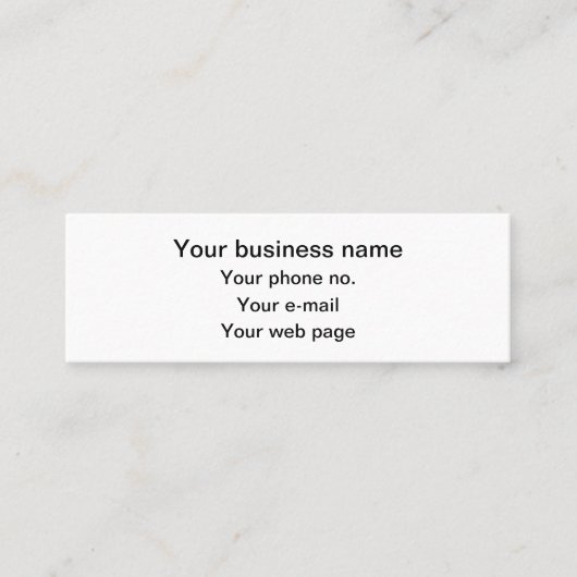 Fleur de Lis Patroon, Frans, Koninklijk, Wit Mini Visitekaartje (Voorkant)