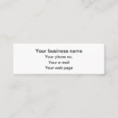 Fleur de Lis Patroon, Frans, Koninklijk, Wit Mini Visitekaartje (Voorkant)