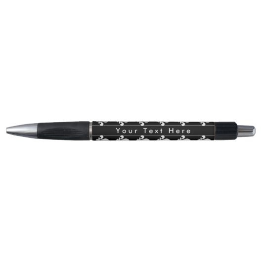 Fleur de Lis Patroon, Frans, Koninklijk, Wit Pen (Voorkant)