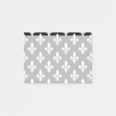 Fleur de Lis Patroon, Frans, Koninklijk, Wit Post-it® Notes (Voorkant)