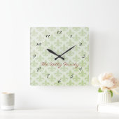 Fleur de Lis Patroon Instelbare Wandklok (Huis)