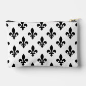 Fleur de Lis Patroon, Koninklijk Frans, Zwart op W Etui (Achterkant)