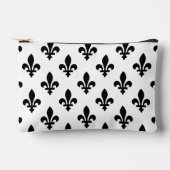 Fleur de Lis Patroon, Koninklijk Frans, Zwart op W Etui (Voorkant)