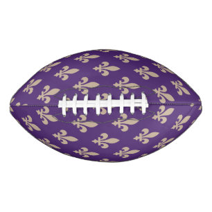 Fleur de Lis-patroon, Koninklijke Franse Crème op American Football