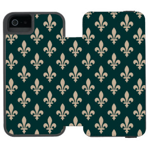 Fleur de Lis-patroon, Koninklijke Franse Crème op 