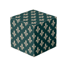 Fleur de Lis-patroon, Koninklijke Franse Crème op 
