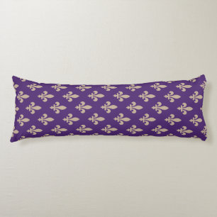 Fleur de Lis-patroon, Koninklijke Franse Crème op  Lichaamskussen