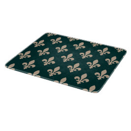 Fleur de Lis-patroon, Koninklijke Franse Crème op  Snijplank