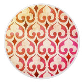  Fleur de Lis Patroon Meubelknop Keramische Knop (Voorkant)