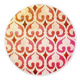  Fleur de Lis Patroon Meubelknop Keramische Knop