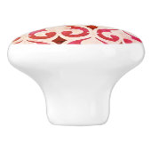  Fleur de Lis Patroon Meubelknop Keramische Knop (Zijkant)