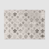 Fleur de Lis patroon verdrietige decoupage Tissuepapier (Voorkant)