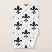 Fleur De Lis Pattern Bad Handdoek (Handdoek)