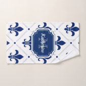 Fleur-de-lis Pattern Bad Handdoek (Handdoek)