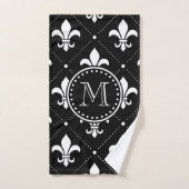 Fleur De Lis Pattern Bad Handdoek (Handdoek)