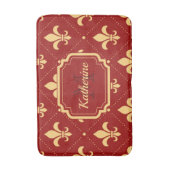 Fleur-de-lis Pattern Badmat (Voorkant Verticaal)