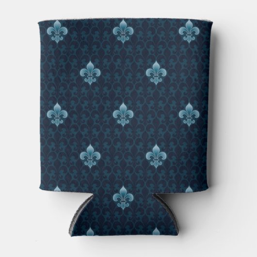 Fleur De Lis Pattern Blikjeskoeler (Voorkant)