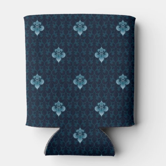 Fleur De Lis Pattern Blikjeskoeler (Achterkant)