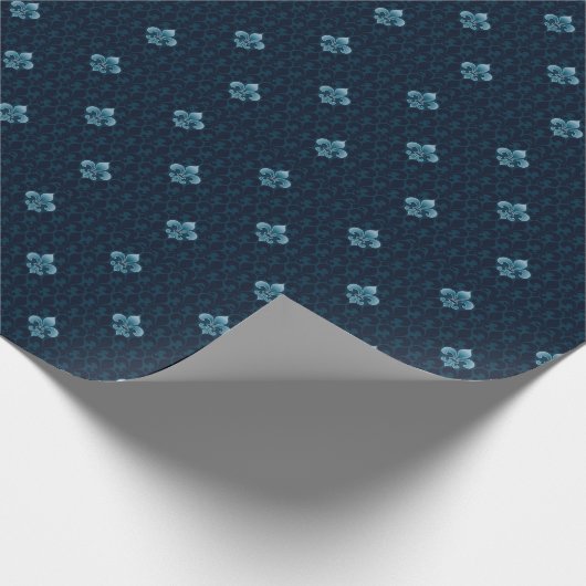 Fleur De Lis Pattern Cadeaupapier (Hoek)