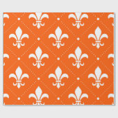 Fleur-de-Lis Pattern Cadeaupapier (Vlak)
