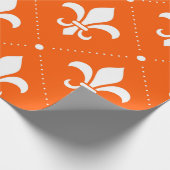 Fleur-de-Lis Pattern Cadeaupapier (Hoek)