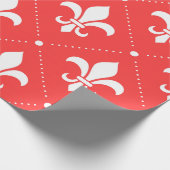 Fleur De Lis Pattern Cadeaupapier (Hoek)