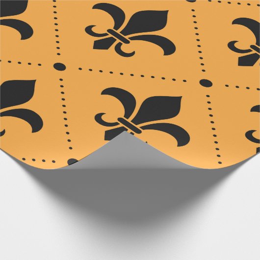 Fleur De Lis Pattern Cadeaupapier (Hoek)