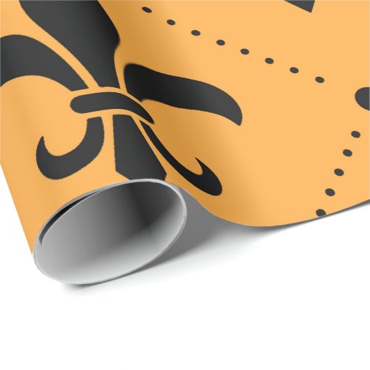 Fleur De Lis Pattern Cadeaupapier (Rol Hoek)
