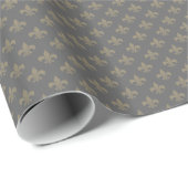 Fleur de lis Pattern Cadeaupapier (Rol Hoek)