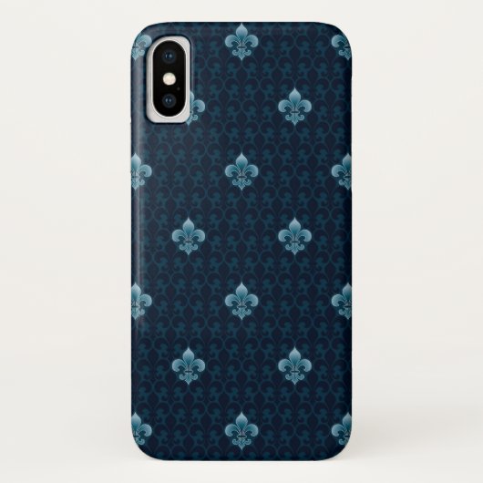 Fleur De Lis Pattern Case-Mate iPhone Case (Achterkant)