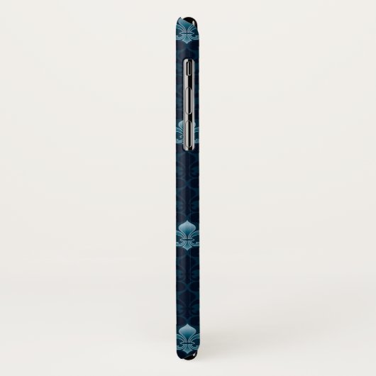 Fleur De Lis Pattern Case-Mate iPhone Case (Achterkant/links)