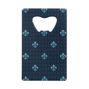 Fleur De Lis Pattern Creditkaart Flessenopener