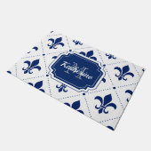 Fleur-de-lis Pattern Deurmat (Schuin)