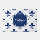 Fleur-de-lis Pattern Deurmat (Voorkant)