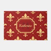 Fleur-de-lis Pattern Deurmat (Voorkant)