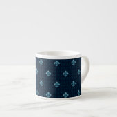 Fleur De Lis Pattern Espresso Kop (Voorkant rechts)