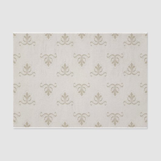 Fleur de Lis Pattern, Franse decoupage Giftwrap Tissuepapier (Voorkant)