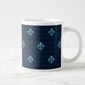 Fleur De Lis Pattern Grote Koffiekop (Rechts)