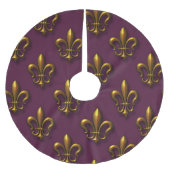 Fleur De Lis Pattern Kerstboom Rok (Voorkant)