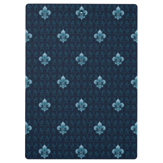 Fleur De Lis Pattern Klembord (Achterkant)