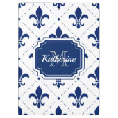 Fleur-de-lis Pattern Klembord (Achterkant)